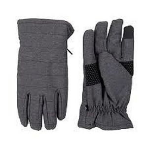 Men's Levi's® Quilted Nylon Ski Glove In Color Gray - Size XL